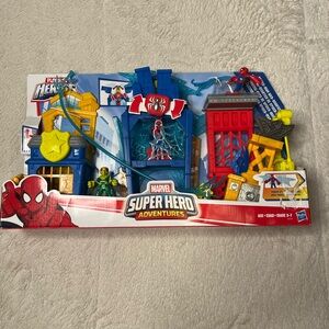 Brand New 2016 Playskool Heroes Marvel Super Hero Adventures Spiderman Play Set